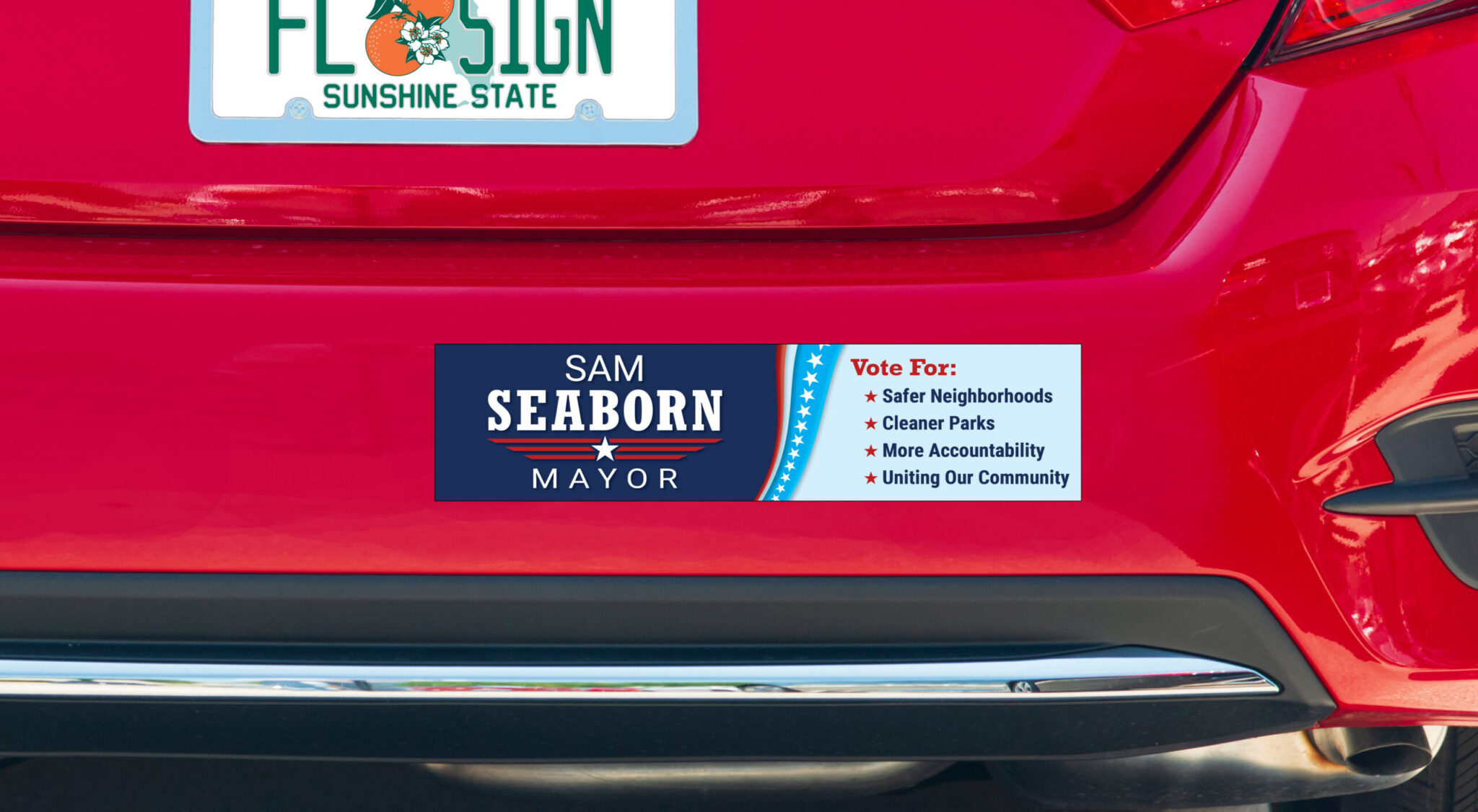 Bumper Stickers - 3” x 11.5”